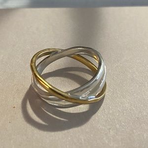 Silpada NEW Ring Size 6 Two Tone